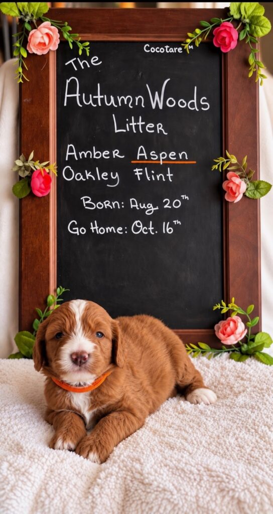 Aspen - The Autumn Woods Litter - Bernedoodle